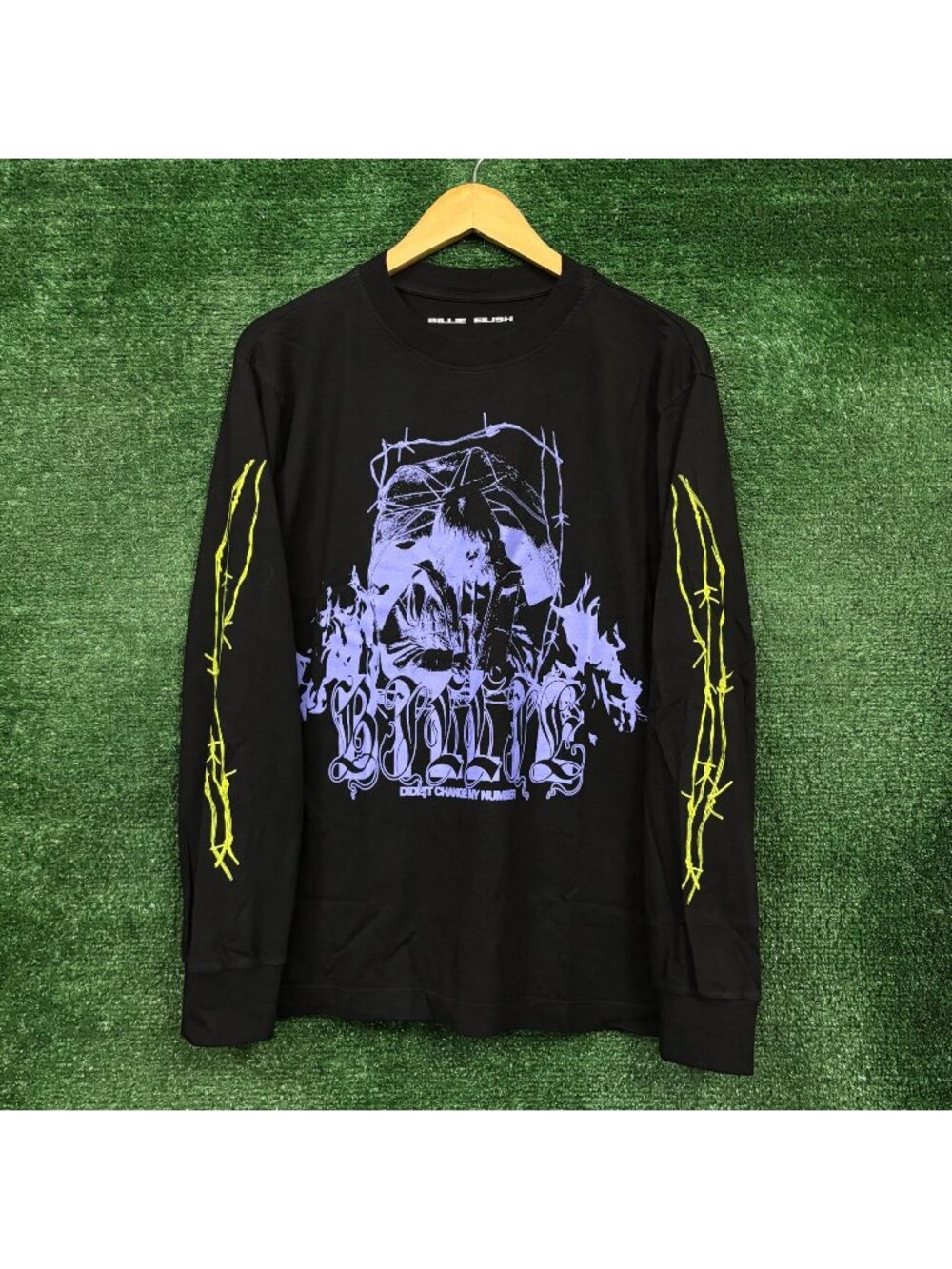Billie Eilish I Didnt Change My Number LS Shirt Size Medium